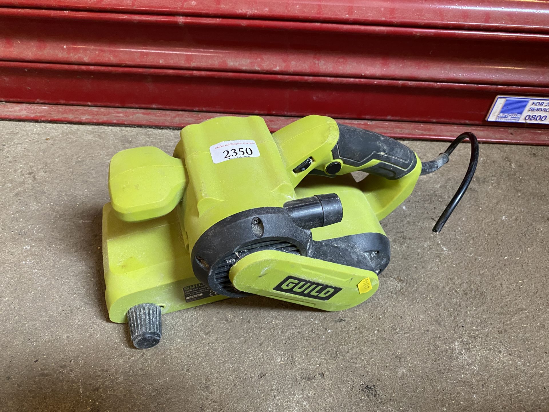 Guild 240V belt sander.