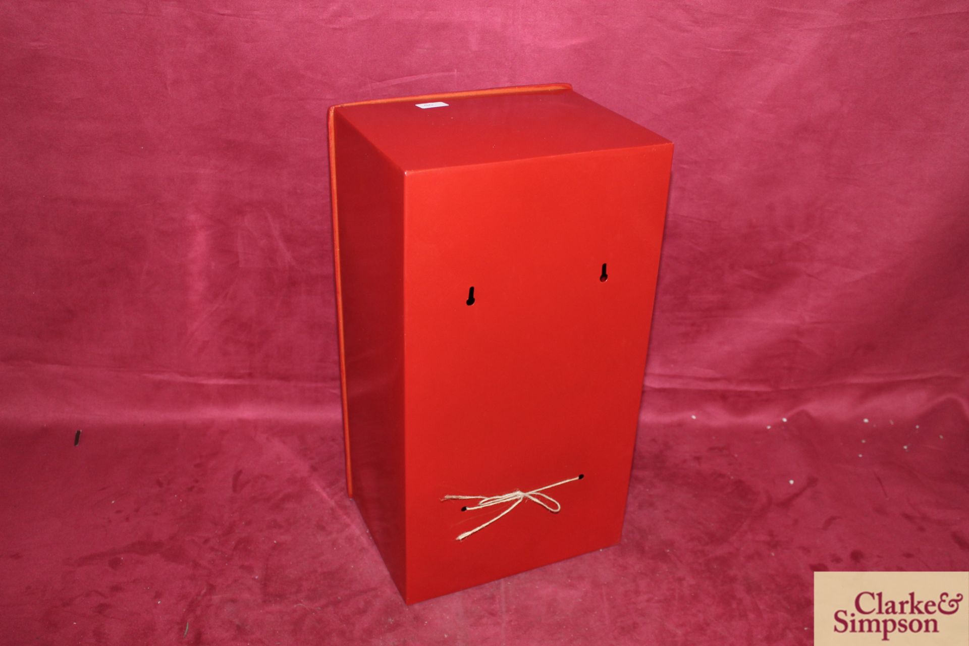 Red postbox 200mm deep.* - Image 2 of 2