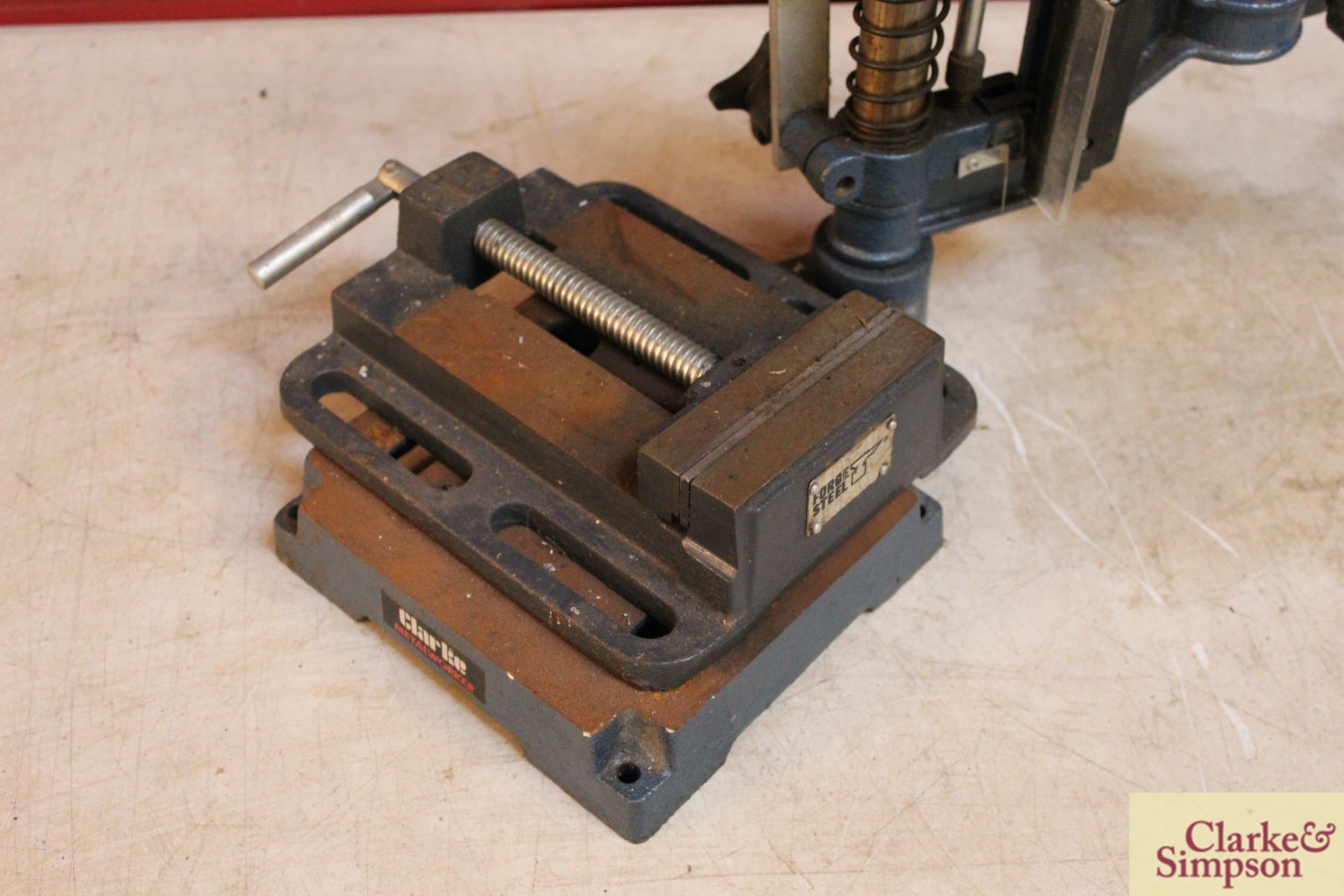 Clarke metalworker pillar drill clamp. - Image 3 of 4