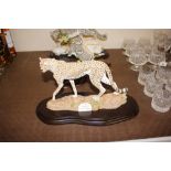 A Country Artists figure of a cheetah "Agile Spiri