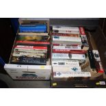 Two boxes of miscellaneous military history books