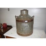 A small vintage milk churn