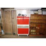 A painted retro Prestige kitchen unit