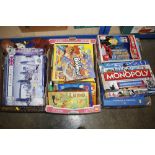 A large quantity of various children's games etc.