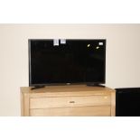 A Samsung flat screen television - no lead