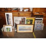 A quantity of various decorative prints etc.