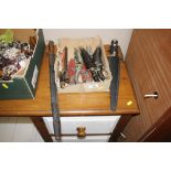 A box of various military knives; sheath knives; b