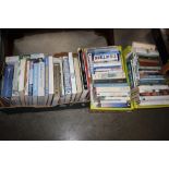 Three boxes of miscellaneous books