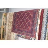 A Gazak rug, approx. 4' x 3'9"