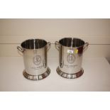 A pair of Louis Roederer style wine coolers