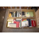 Four boxes of miscellaneous books