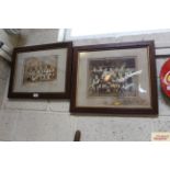 Two oak framed vintage photographs of late 19th /