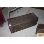 An old ammunition box