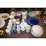 A quantity of various Denby dinner and teaware etc