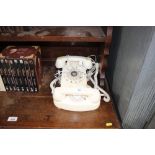 Two telephones