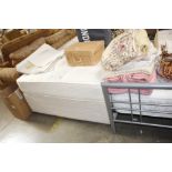 A double divan bed with Posturepedic Luxury Store