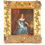 G Stuart, portrait study “The Rt. Hon. Lady Erskine”, bears signature and date 1821, oil on panel,