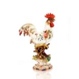 A mid-20th Century Italian pottery figure of a cockerel, 42cm