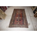 An Eastern rug, of Caucasian design, 222xm x 124cm