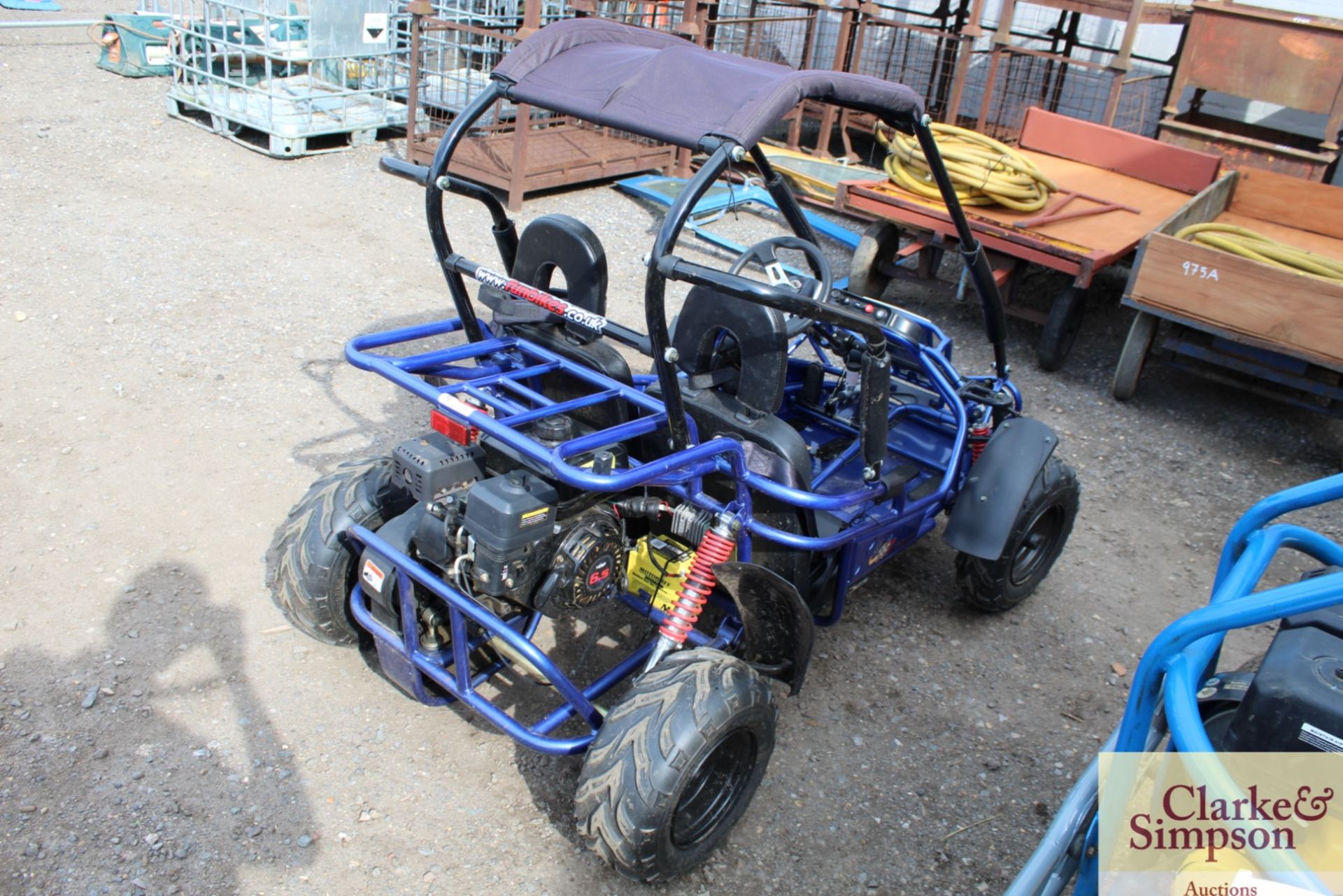 FunBikes GT80 200cc 2WD off road go cart. 2015. Owned from new. - Image 4 of 9