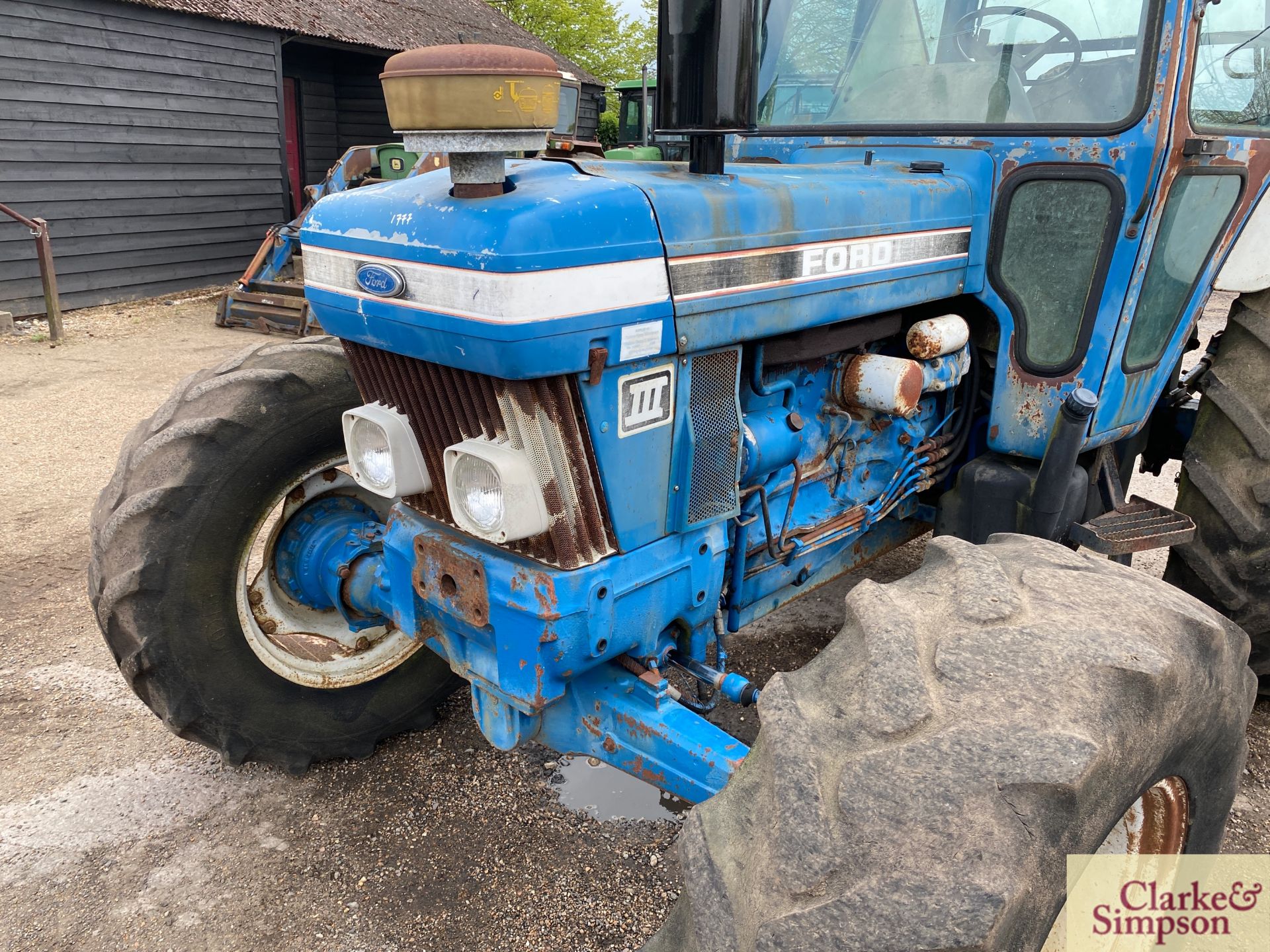 Ford 7810 Force III 4WD tractor. Registration G916 XGV. Date of first registration 04/1990. 7,920 - Image 9 of 32