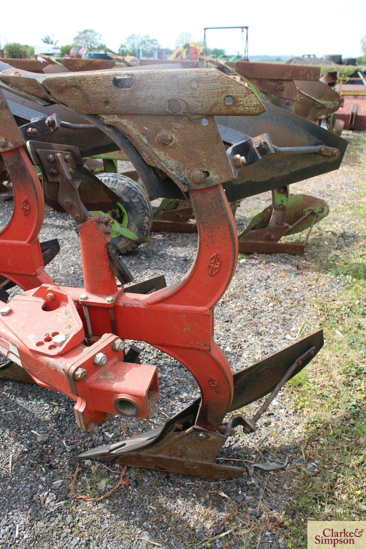 Gregoire Besson RB47 5F reversible plough. 2004. Serial number 30463. * - Image 3 of 21