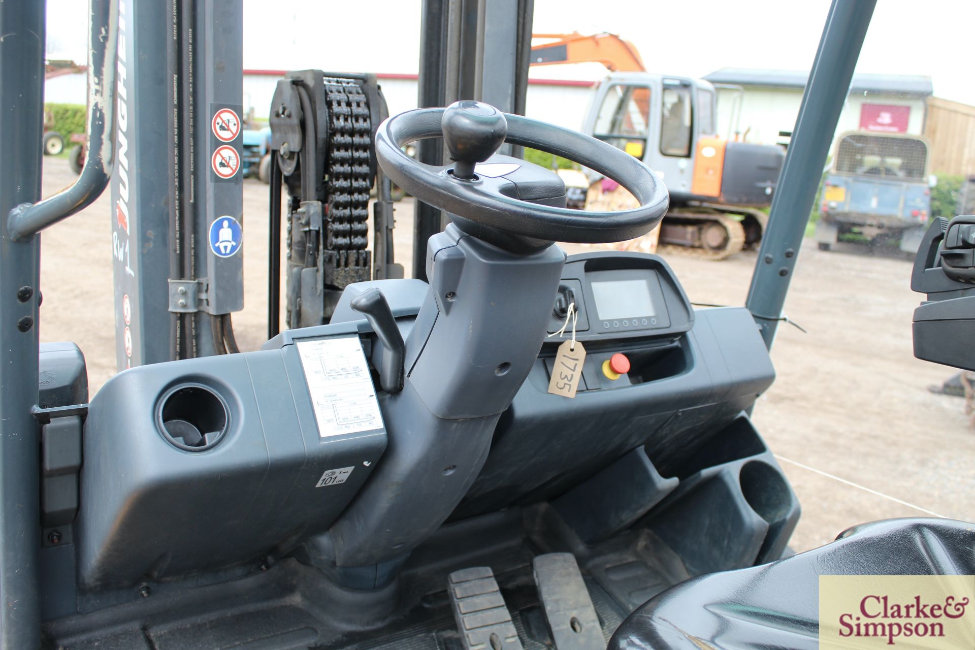 Jungheinrich DFG S50s masted forklift. 2015. 5,500 hours. 5T @ 600mm. Serial number FN495295. - Image 20 of 26