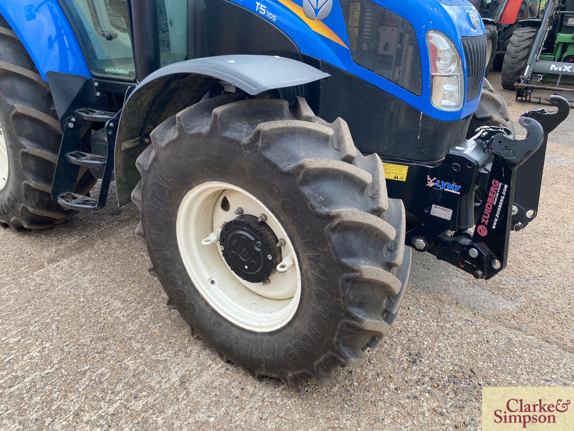 New Holland T5.105 4WD tractor. Registration EU15 AFN. Date of first registration 03/2015. Serial - Image 34 of 48