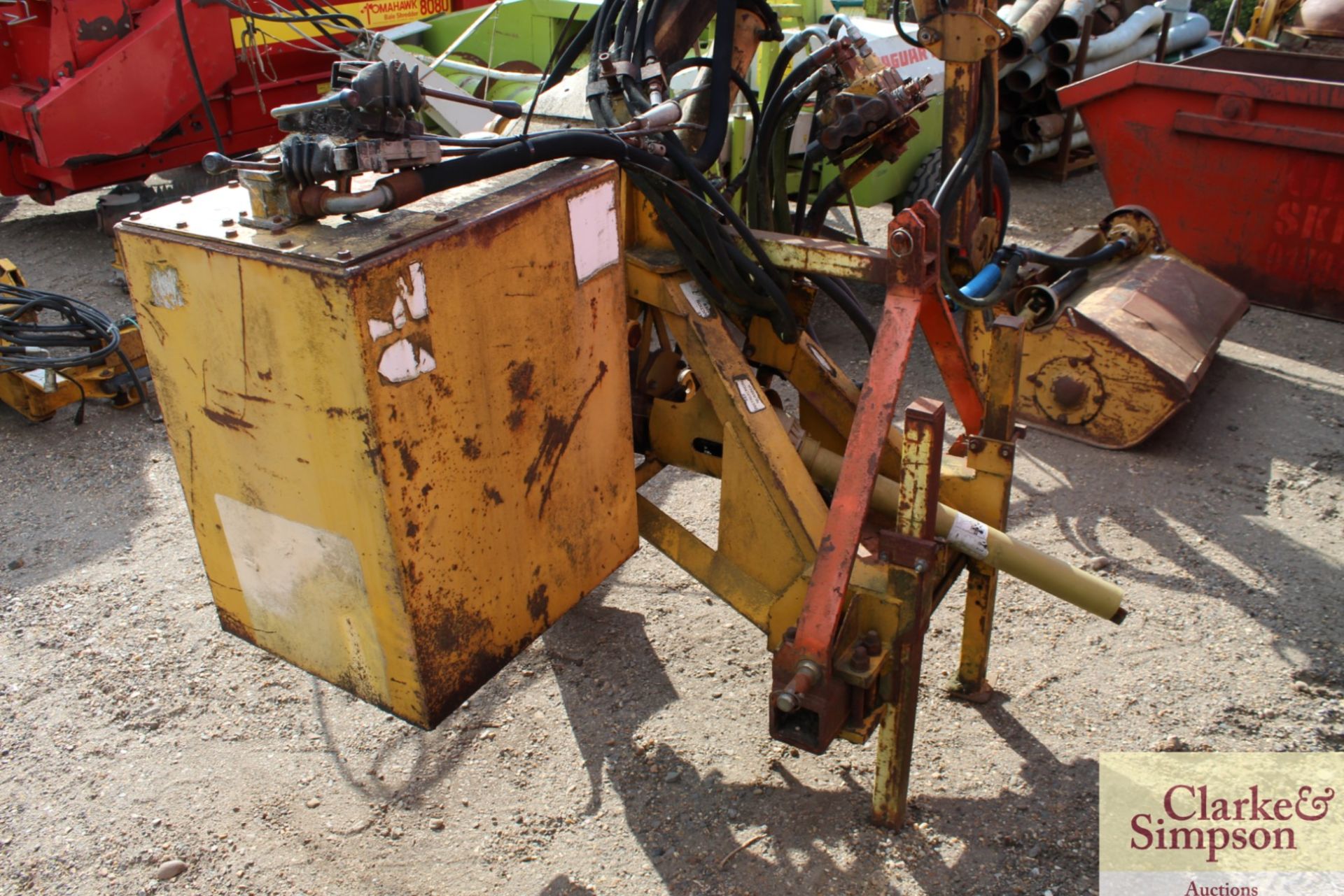 Bomford Supertrim linkage conversion hedge cutter. Serial number 3890. - Image 8 of 11