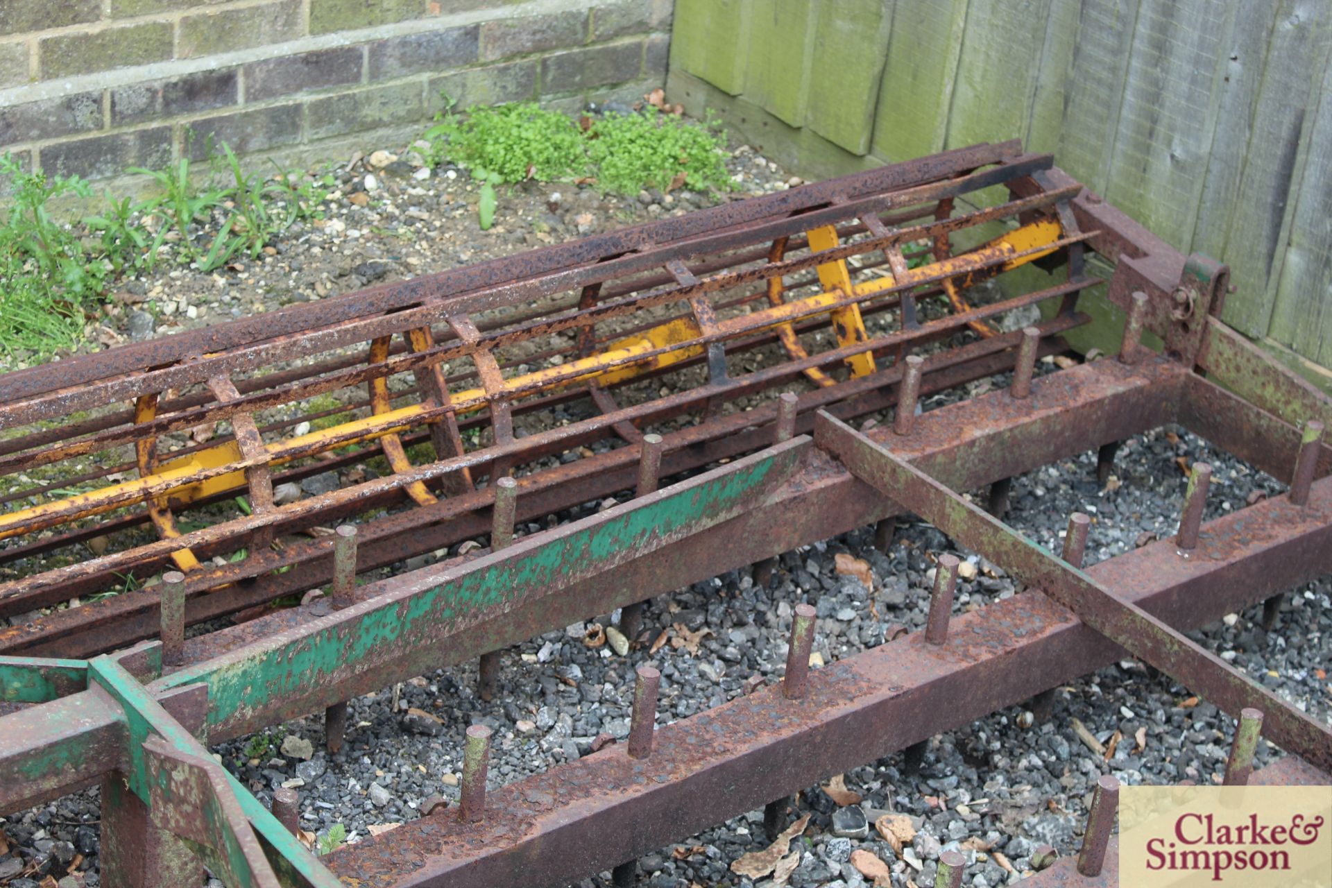 Blench 12ft Dutch harrow. With leading spring tines. * - Image 19 of 21