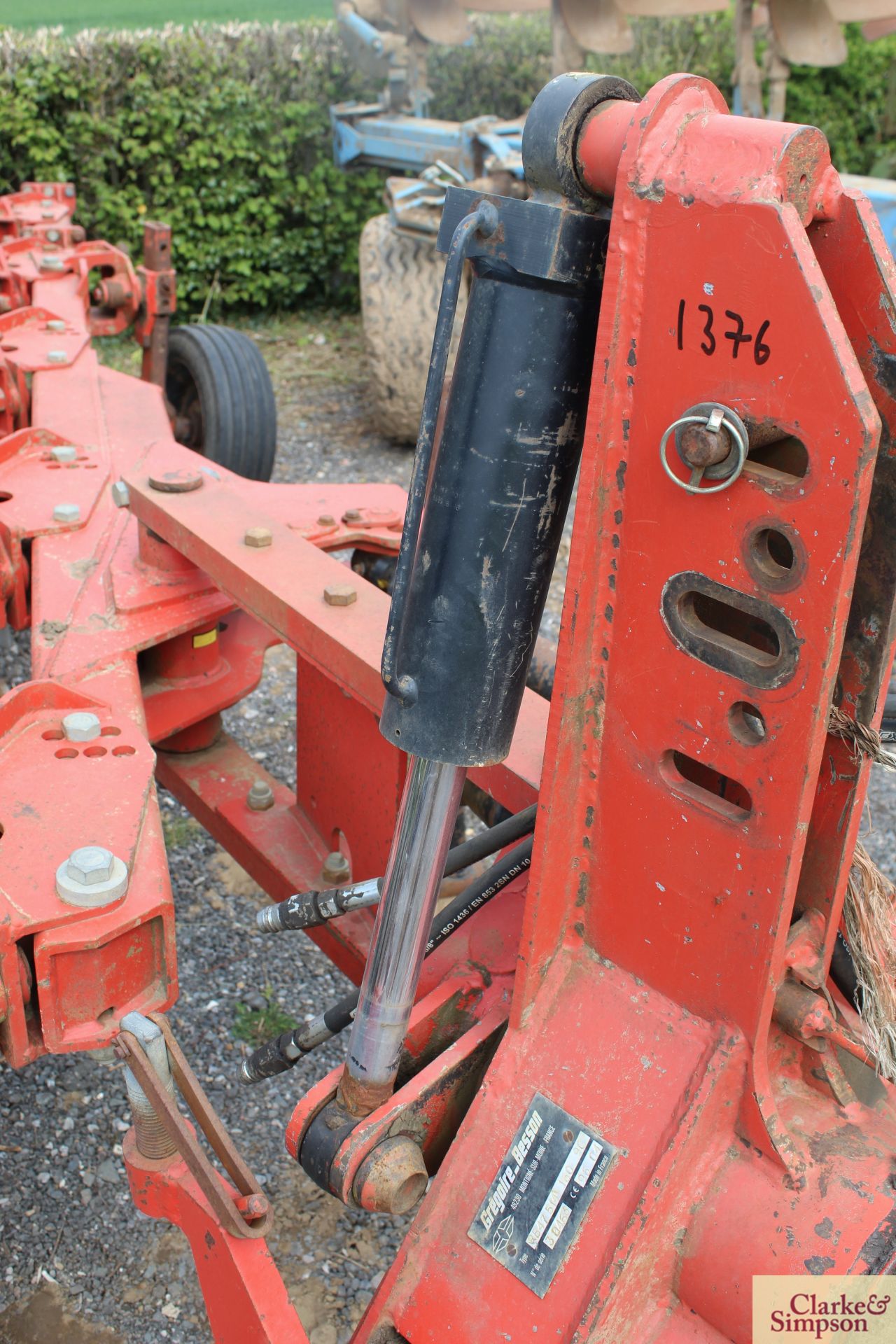 Gregoire Besson RB47 5F reversible plough. 2004. Serial number 30463. * - Image 20 of 21