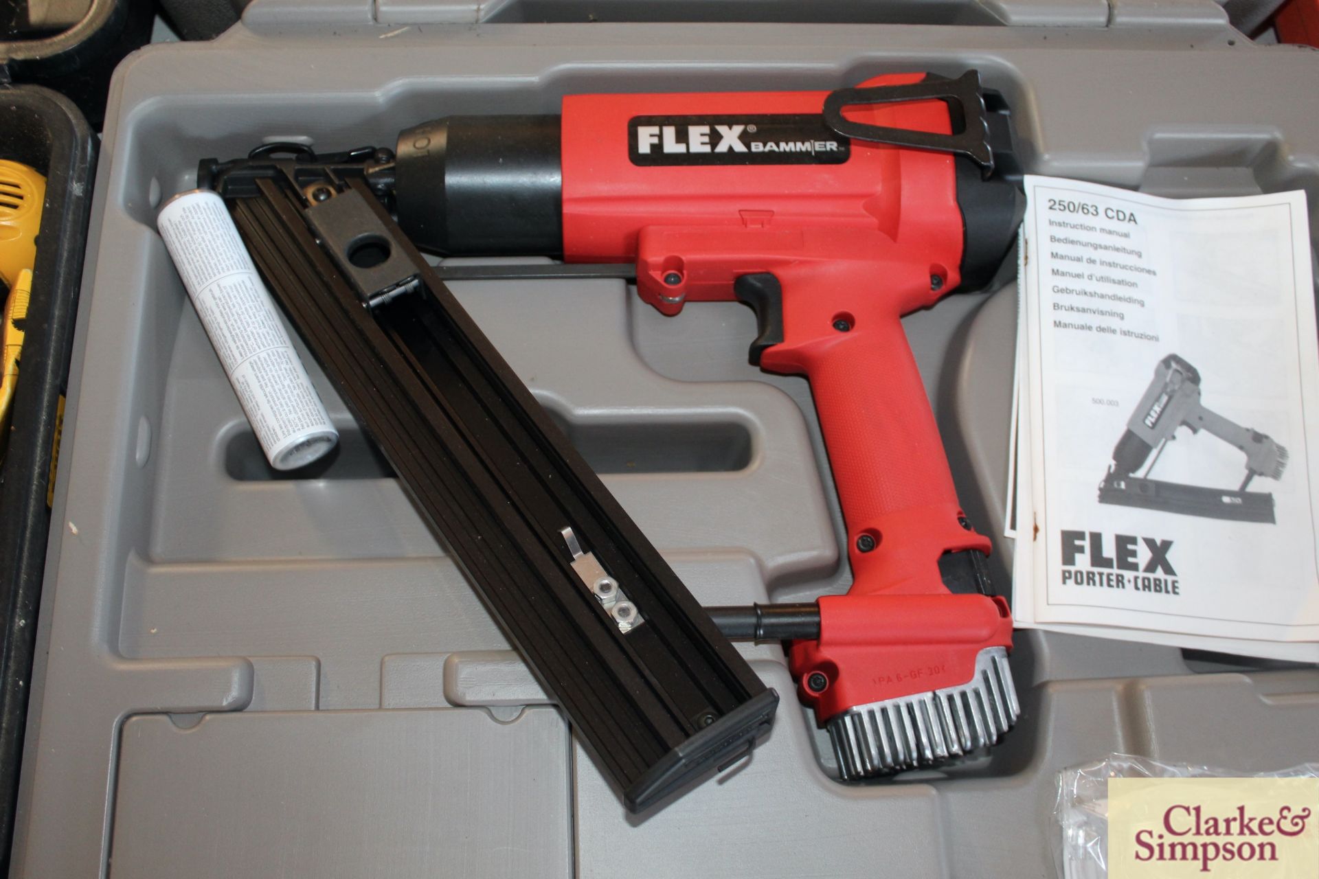 Flex gas nailing gun. - Image 3 of 3