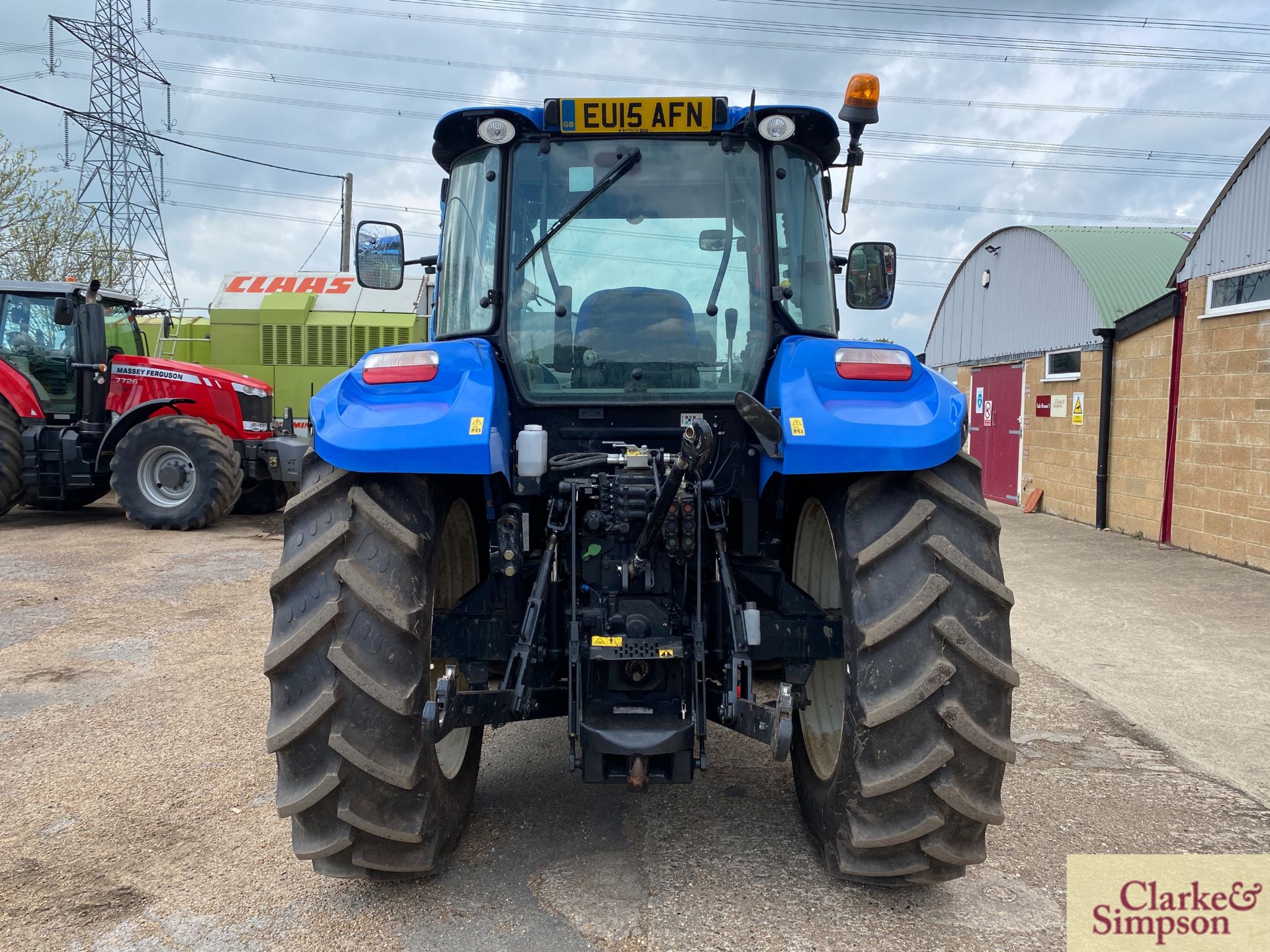New Holland T5.105 4WD tractor. Registration EU15 AFN. Date of first registration 03/2015. Serial - Image 6 of 48