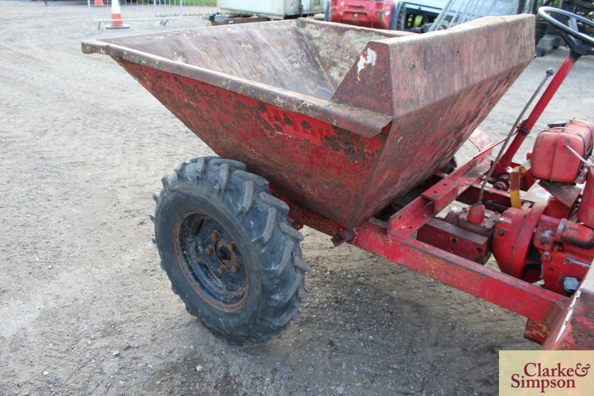 Winget 1.5T 2WD dumper. With Petter PH1 diesel engine and hydraulic tip. - Image 16 of 21