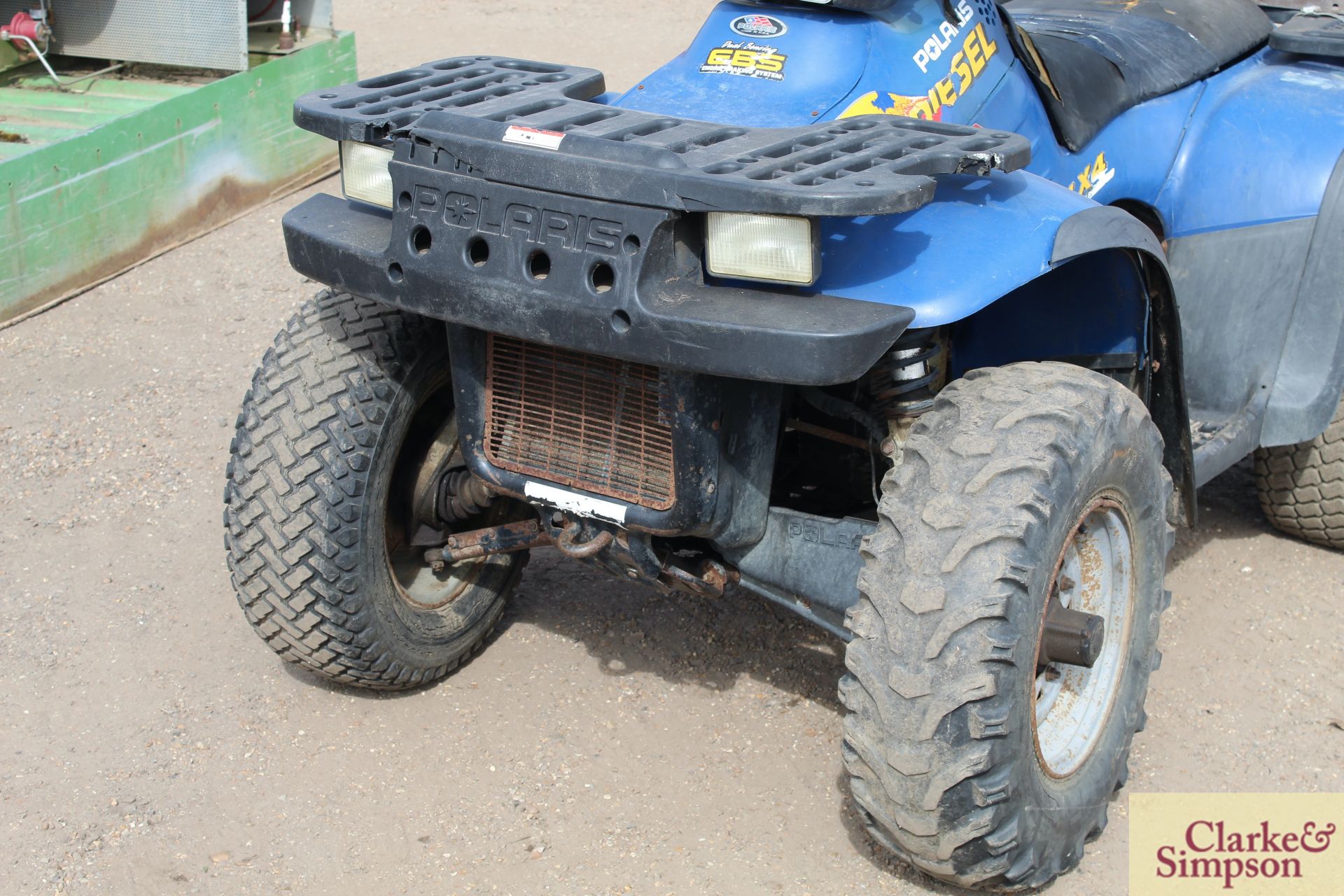 Polaris 500cc Diesel 4WD quad bike. Registration Q52 CHH. Date of first registration 02/2000. VIN - Bild 9 aus 28