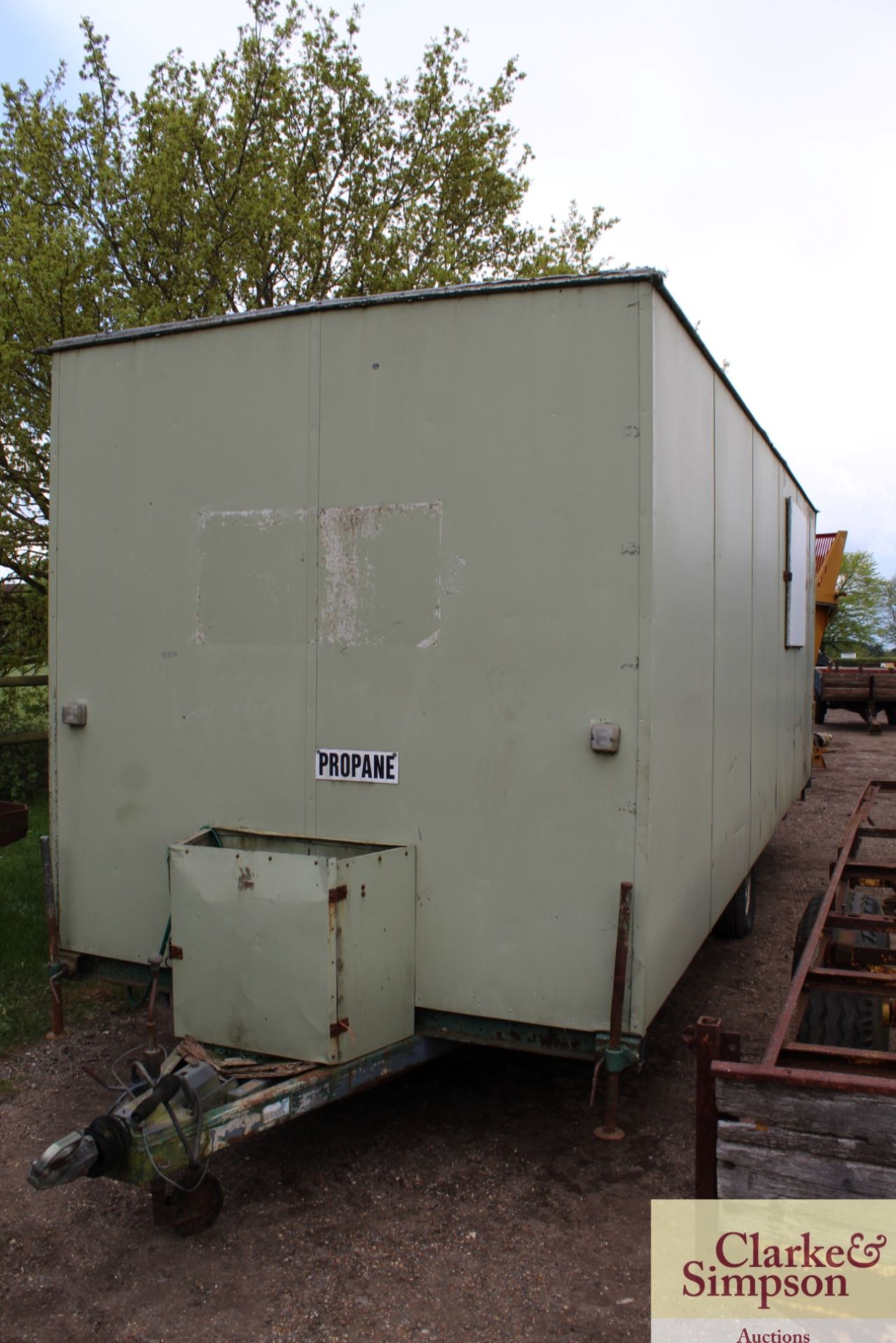 Large trailed single axle mobile rest room/ kitchen. - Image 2 of 10