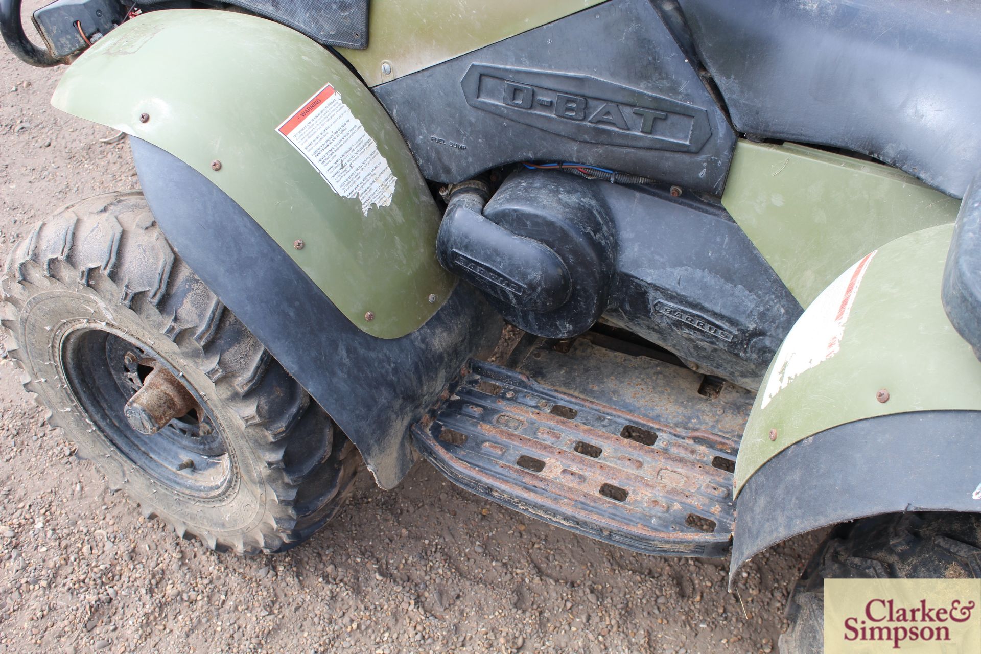 D-Bat 4WD diesel quad bike. * - Image 13 of 30