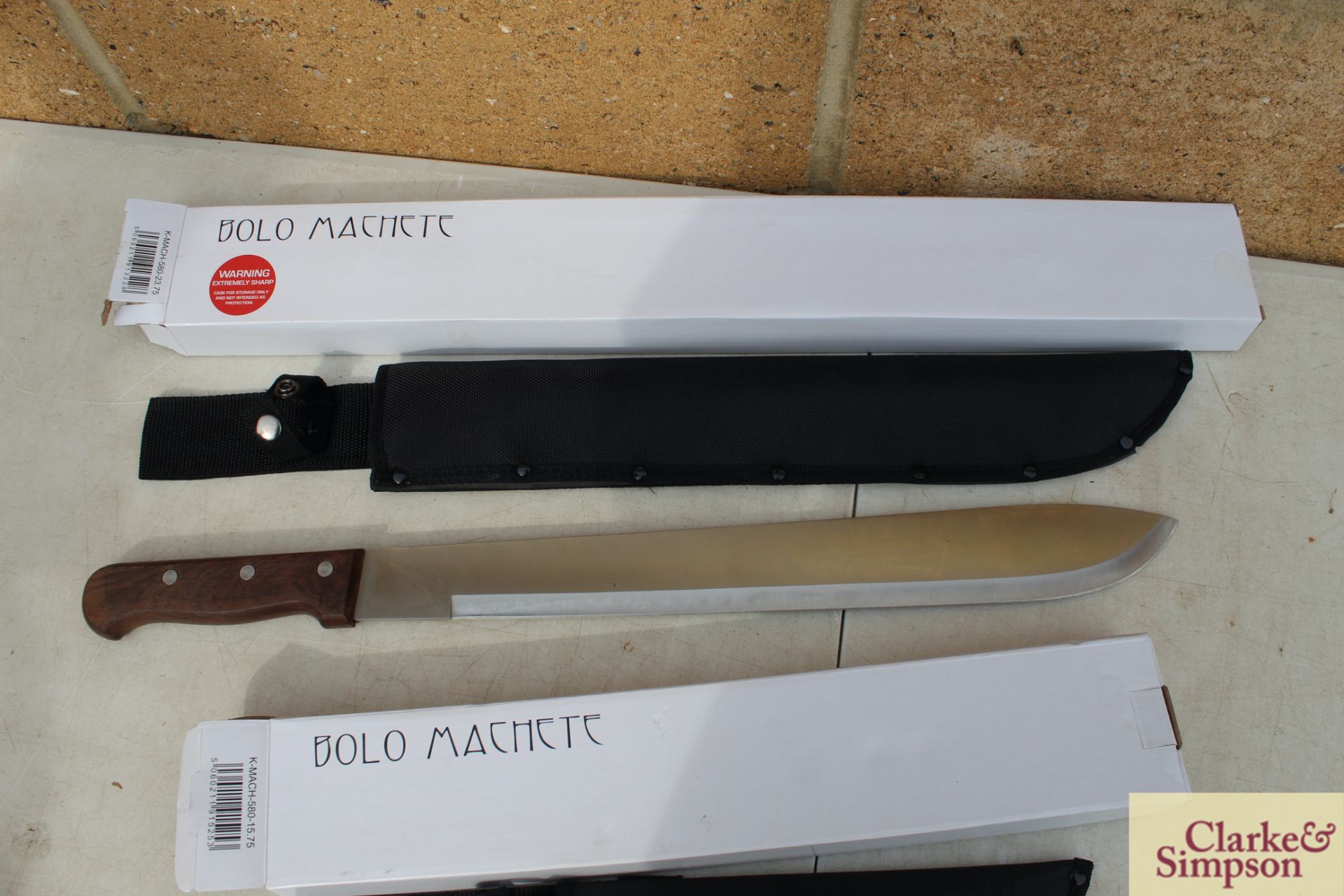 24in and 16in Bolo machettes. * - Image 3 of 3