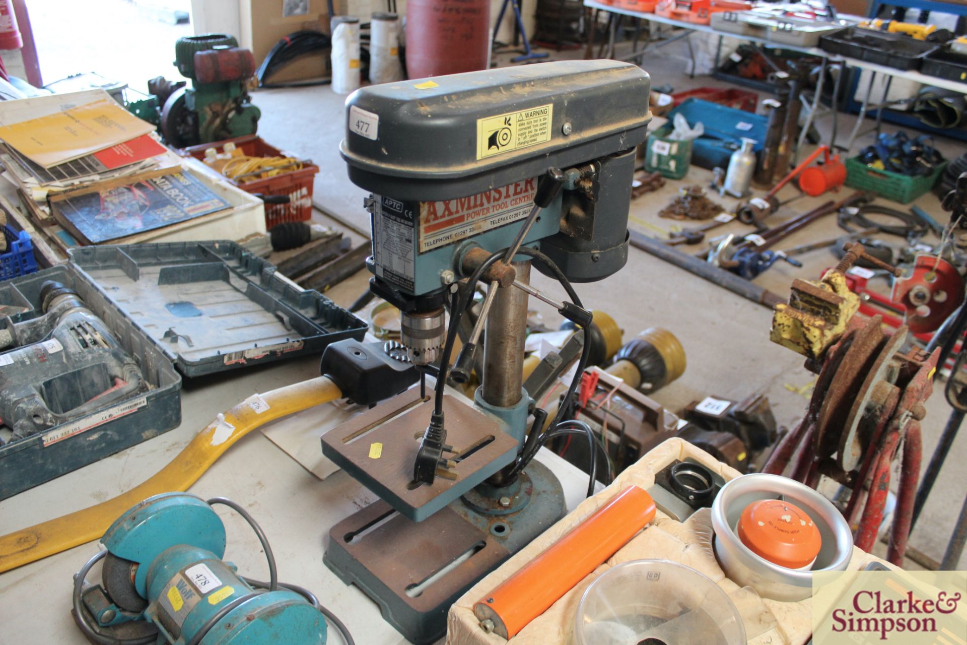 Axminster pillar drill. - Image 2 of 9