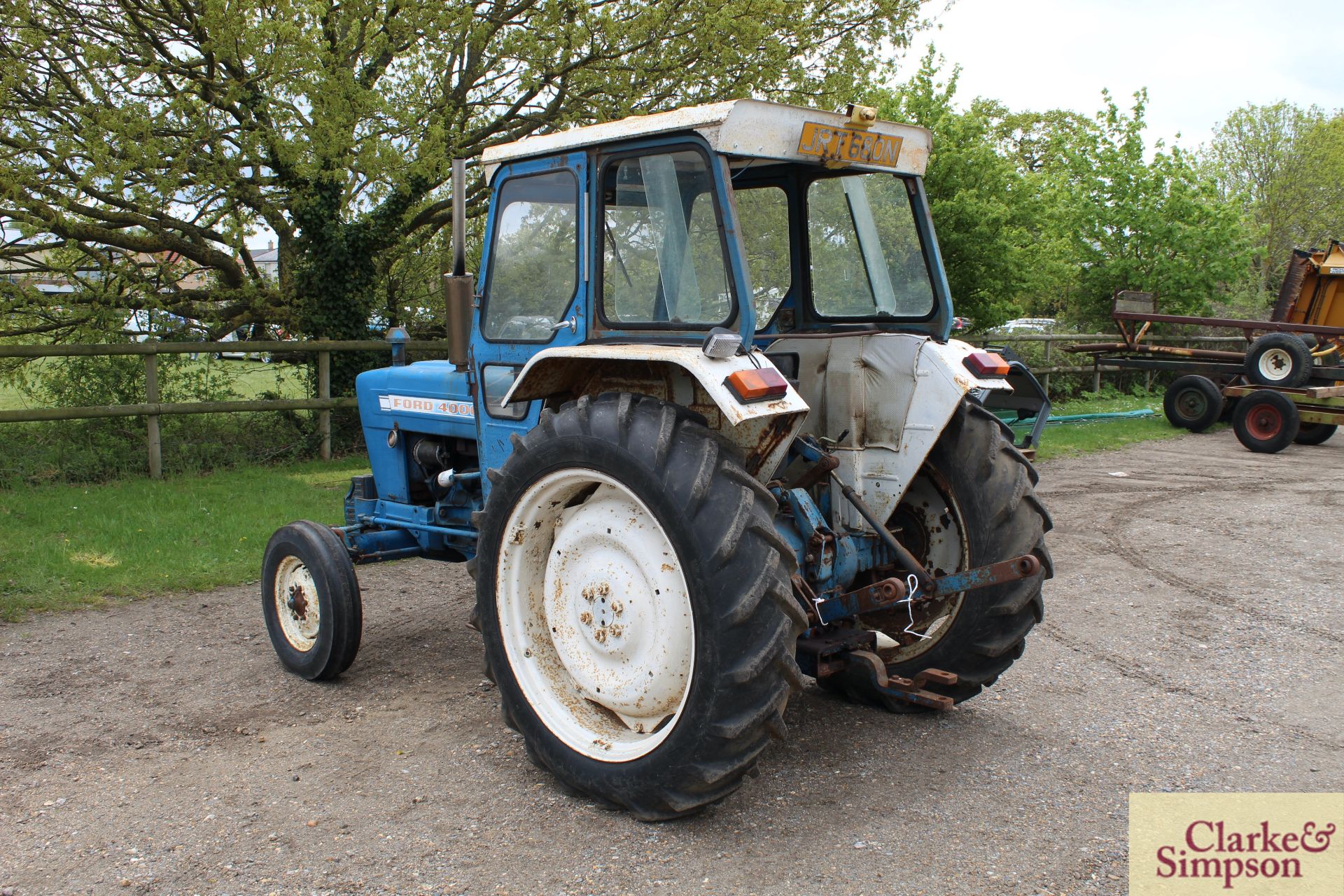 Ford 4000 2WD tractor. Registration JRT 680N. Date of first registration 07/1975. 5,859 hours. 12. - Image 5 of 28