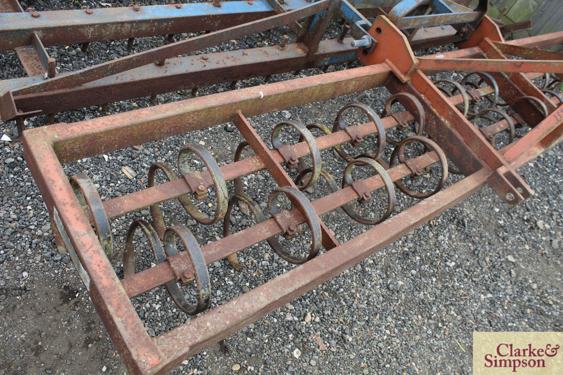 Blench 12ft Dutch harrow. With leading spring tines. * - Image 5 of 21