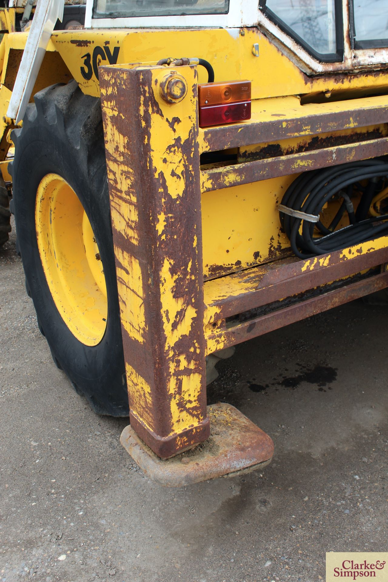 JCB 3CX Sitemaster 2WD backhoe loader. Registration A790 ROU. Date of first registration 10/1983. - Image 22 of 34