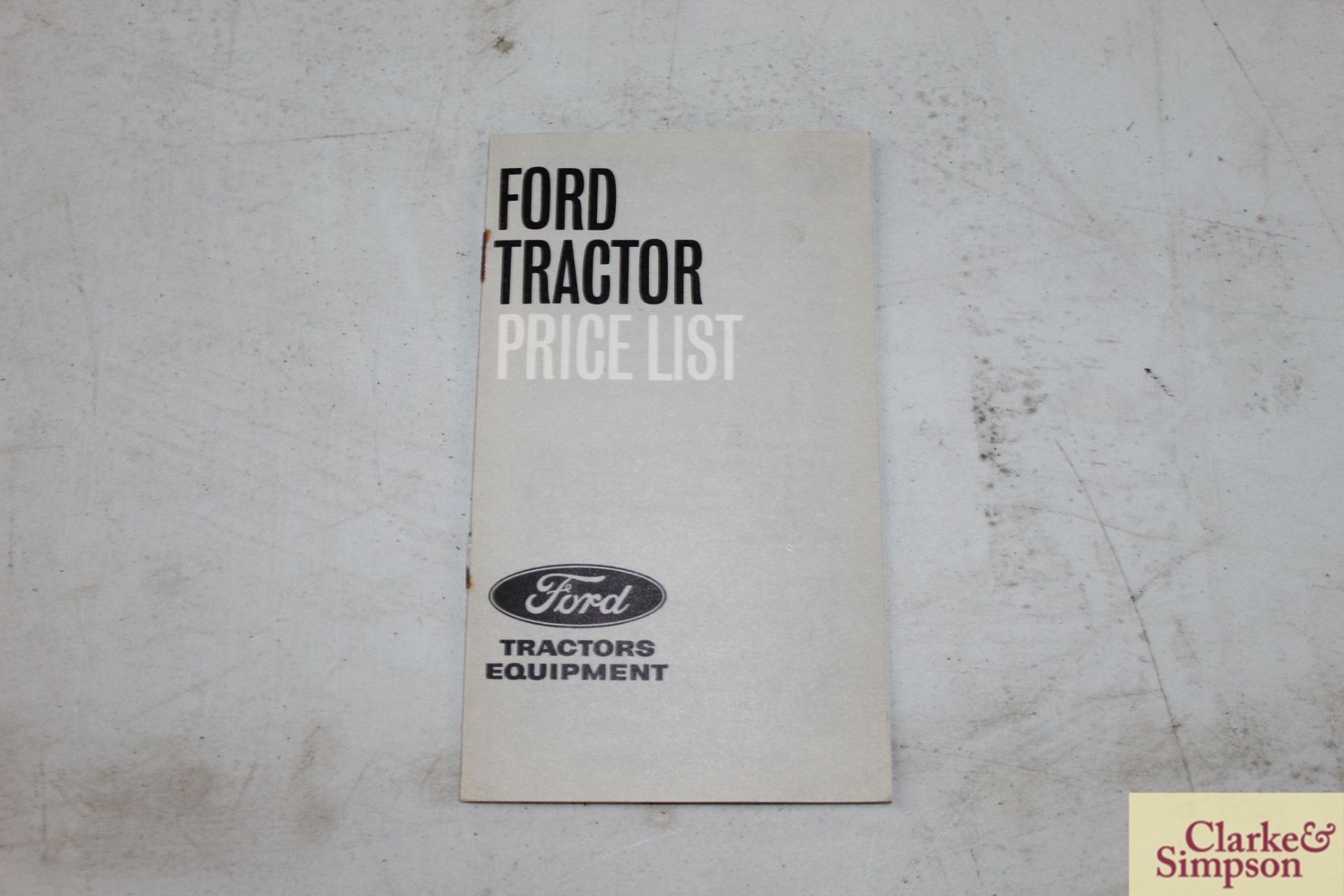 Ford Tractor Price List, 29th April 1966 and Addre - Image 8 of 12