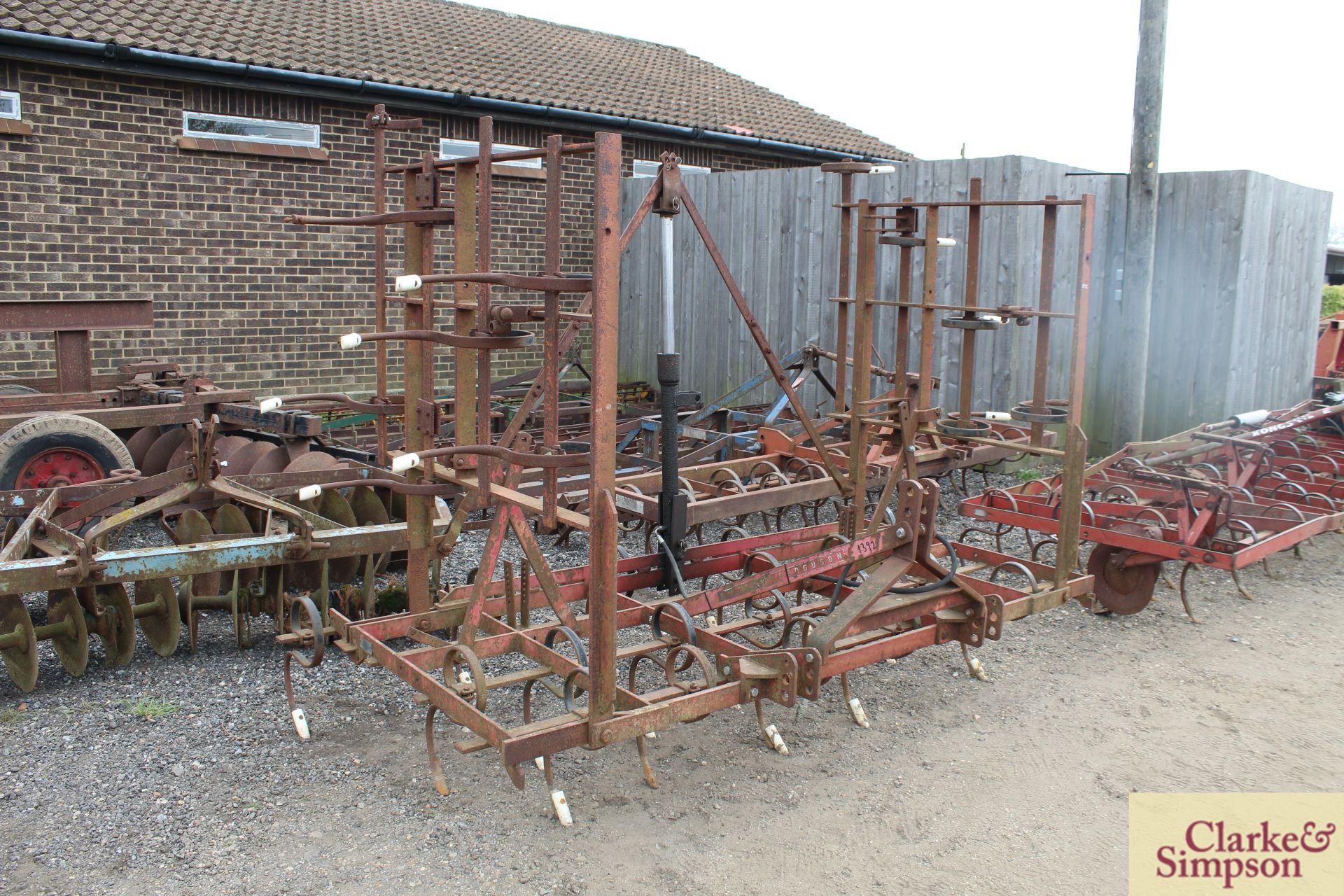 Massey Ferguson hydraulic folding spring tines. * - Image 2 of 11