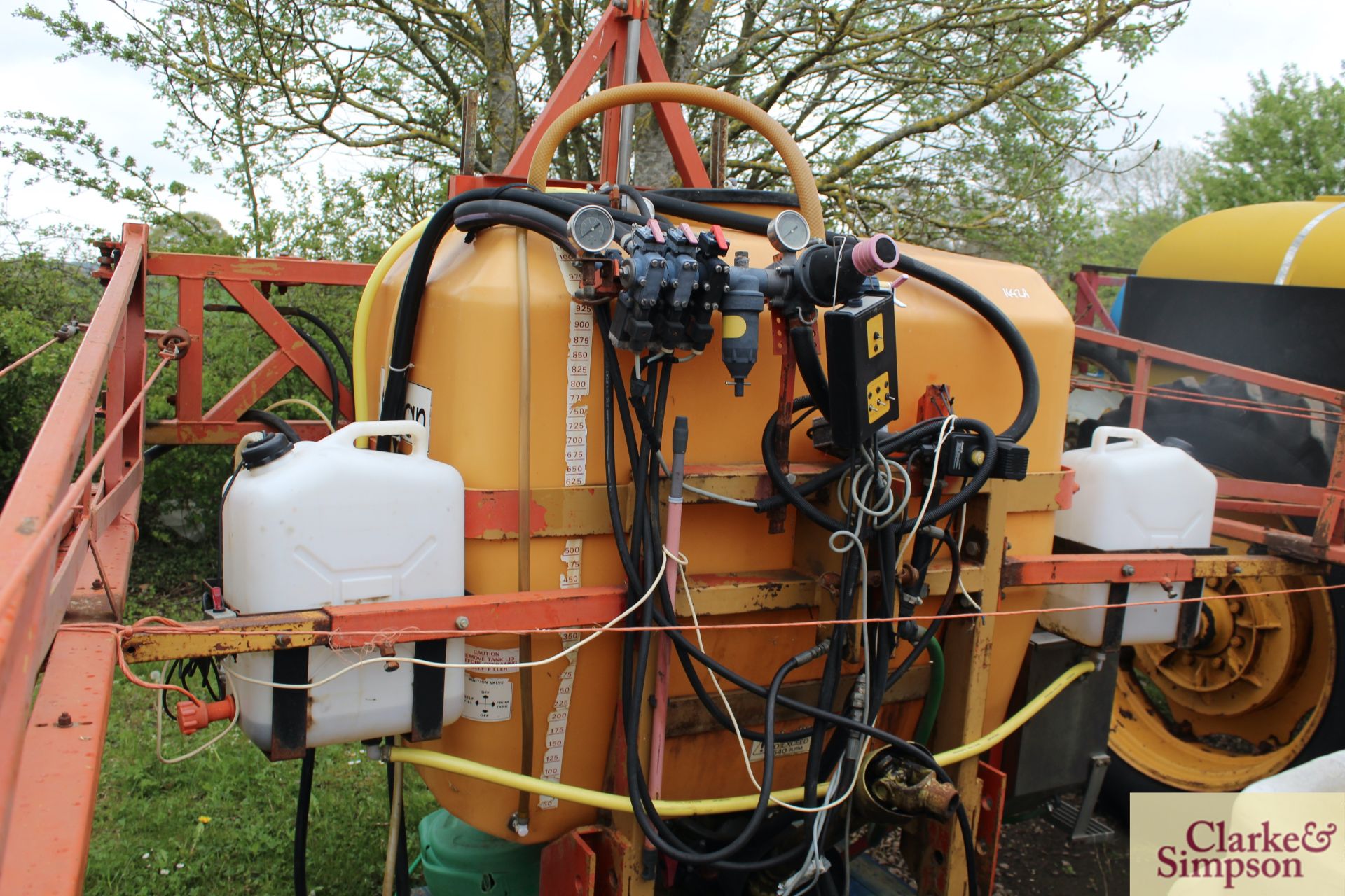 Allman 12m mounted sprayer. With 1000L tank. * - Image 6 of 8