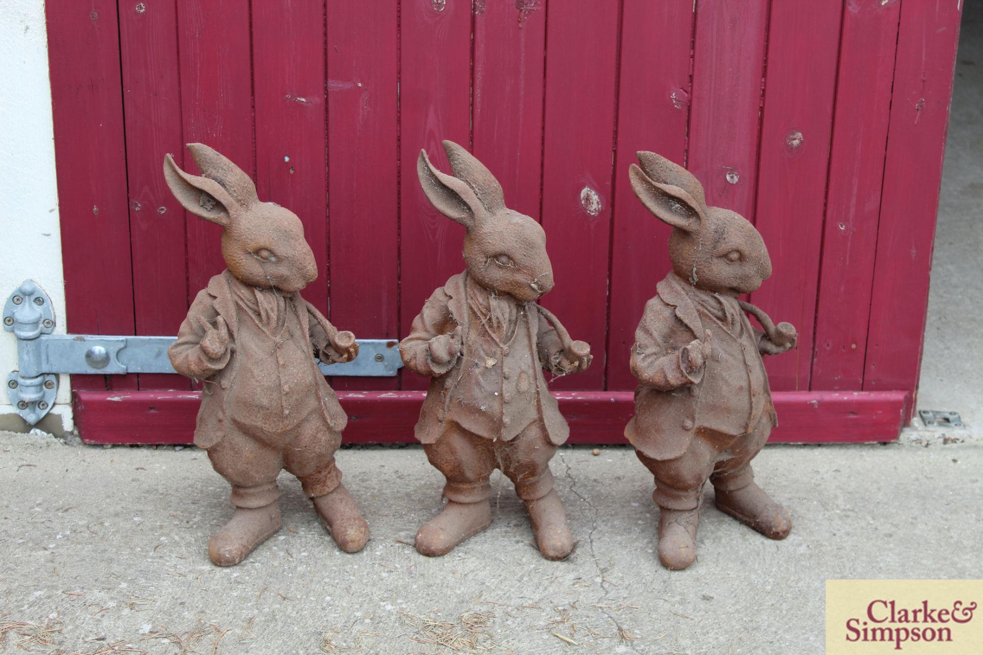 3x rusty rabbits. AF. *
