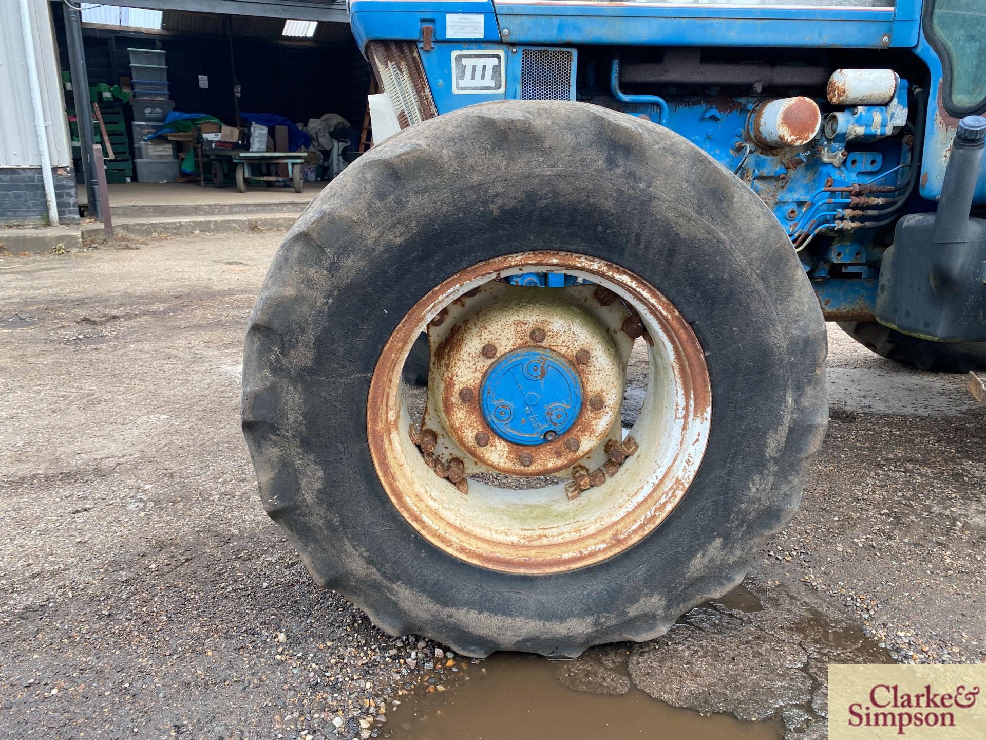 Ford 7810 Force III 4WD tractor. Registration G916 XGV. Date of first registration 04/1990. 7,920 - Image 11 of 32