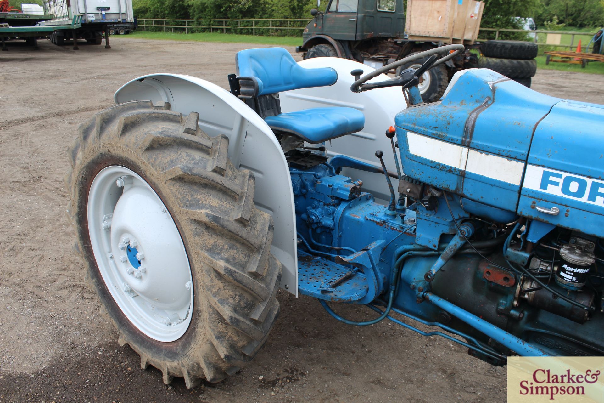Ford 3600 2WD tractor. Registration MAG 799P. Date of first registration 02/1976. 12.4/11-28 rear - Image 13 of 25