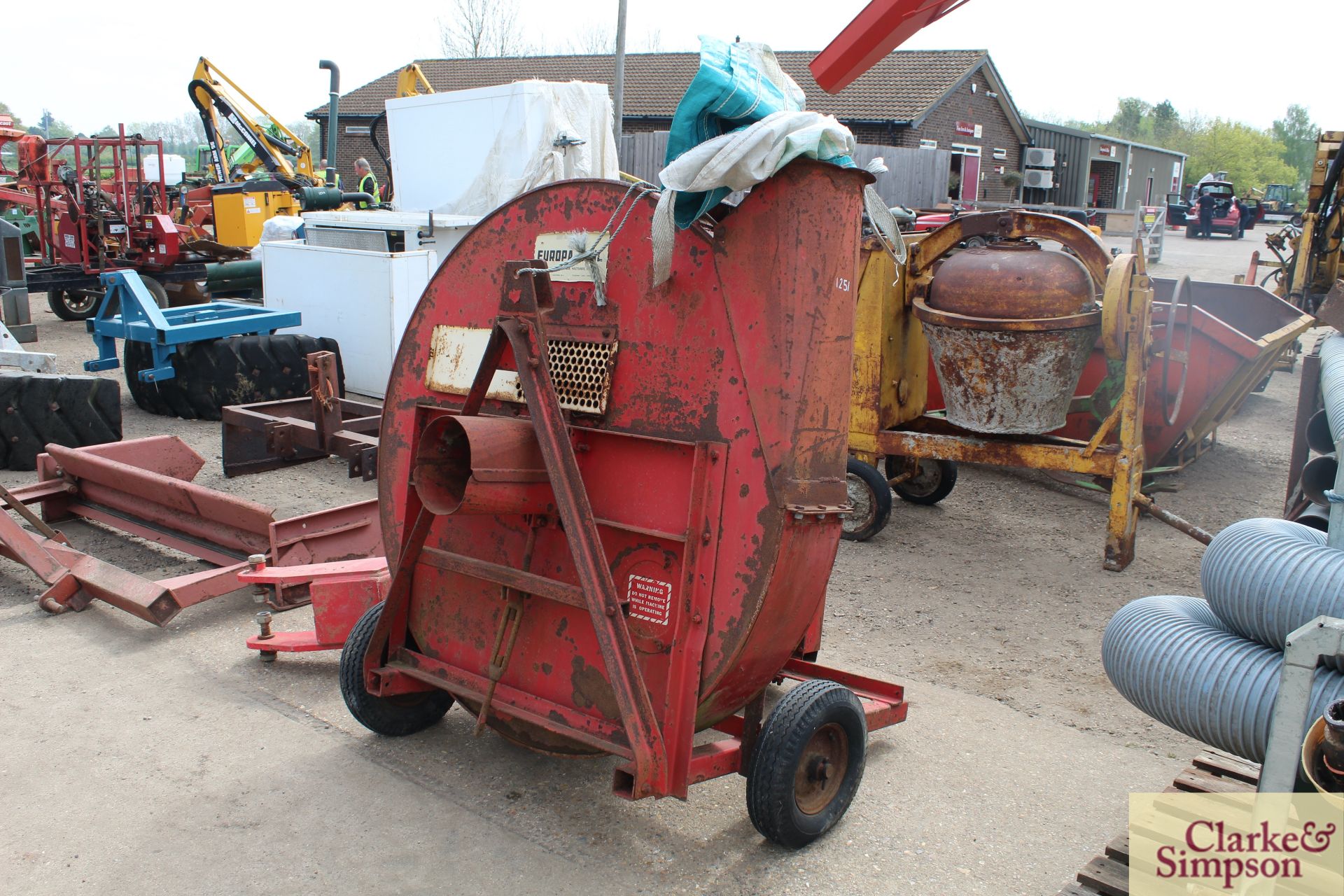 Europa Gehl PTO forage blower. *