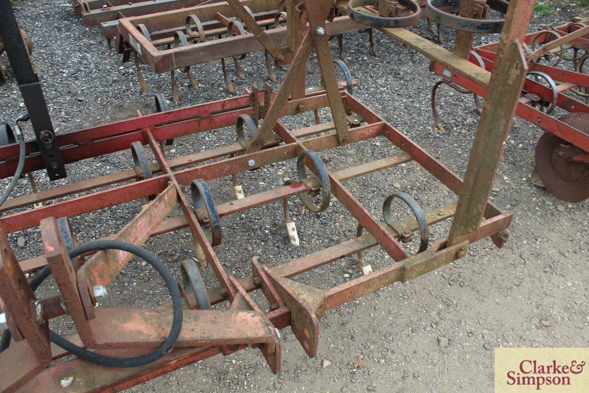 Massey Ferguson hydraulic folding spring tines. * - Image 7 of 11